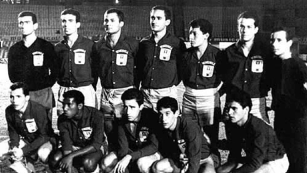 Seleção venezuelana em partida da Copa América de 1967 — Foto: Divulgação / Conmebol