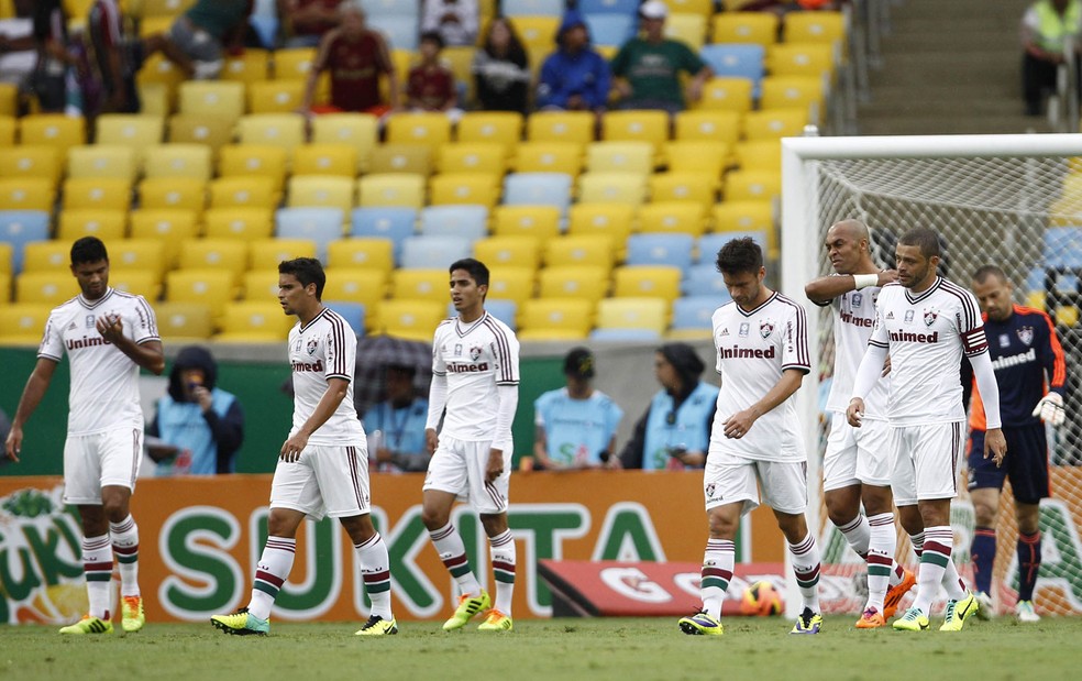 Fluminense quase foi rebaixado em 2013 — Foto: André Mourão / Agência Estado