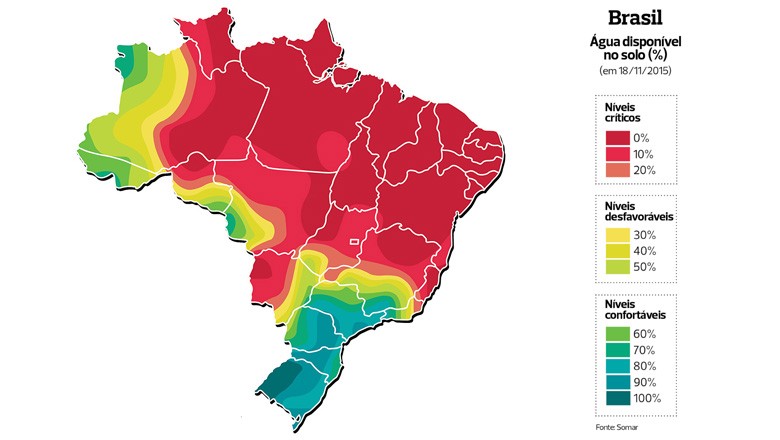 mapa-clima-dezembro (Foto: Globo Rural/Ed. Globo)