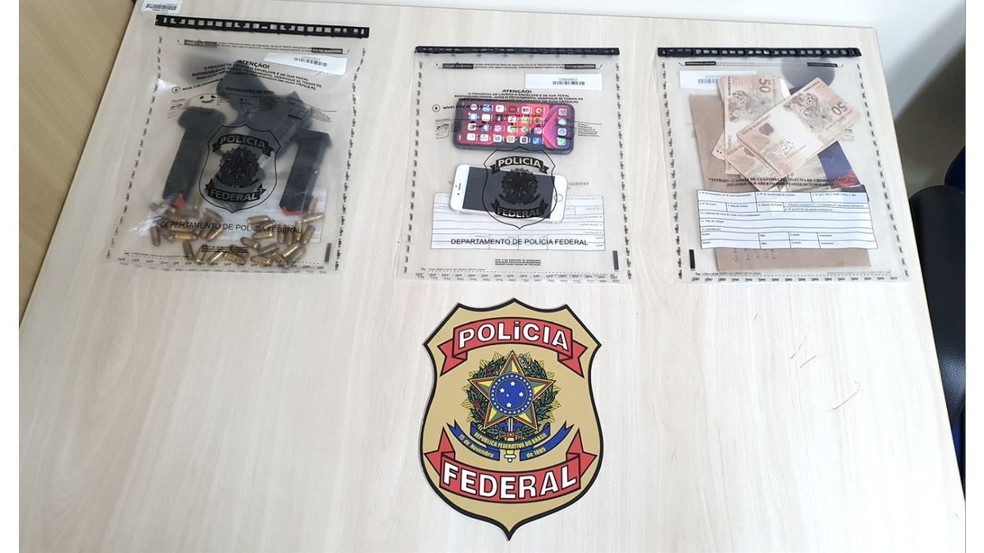 Polícia Federal prende em Natal empresário com R$ 2 mil falsos recebidos pelos Correios — Foto: Divulgação