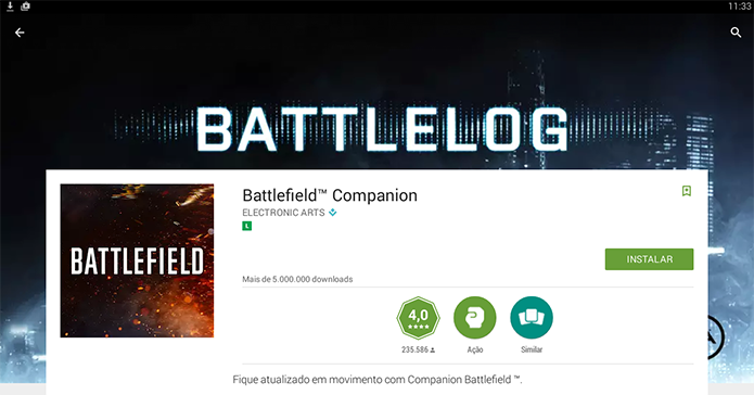 Instale o app do Battlefield 1 (Foto: reprodução/Murilo Molina)