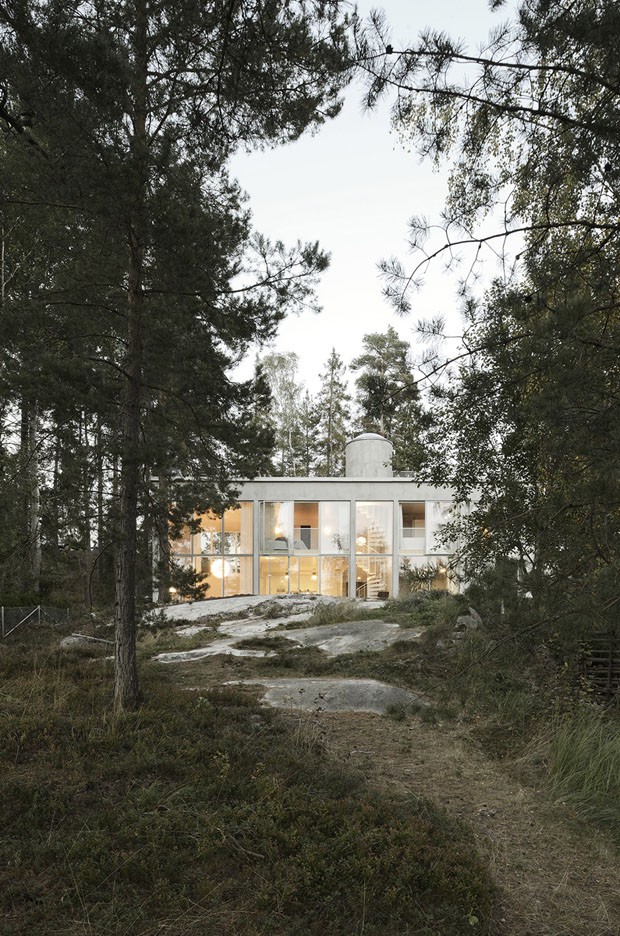 Uma casa na floresta sueca (Foto: Mikael Olsson / divulgação)
