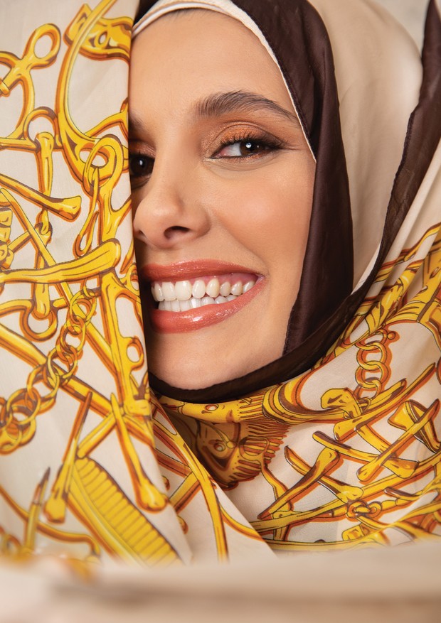 Hijab do seu acervo pessoal (Foto: Bel Lafer)