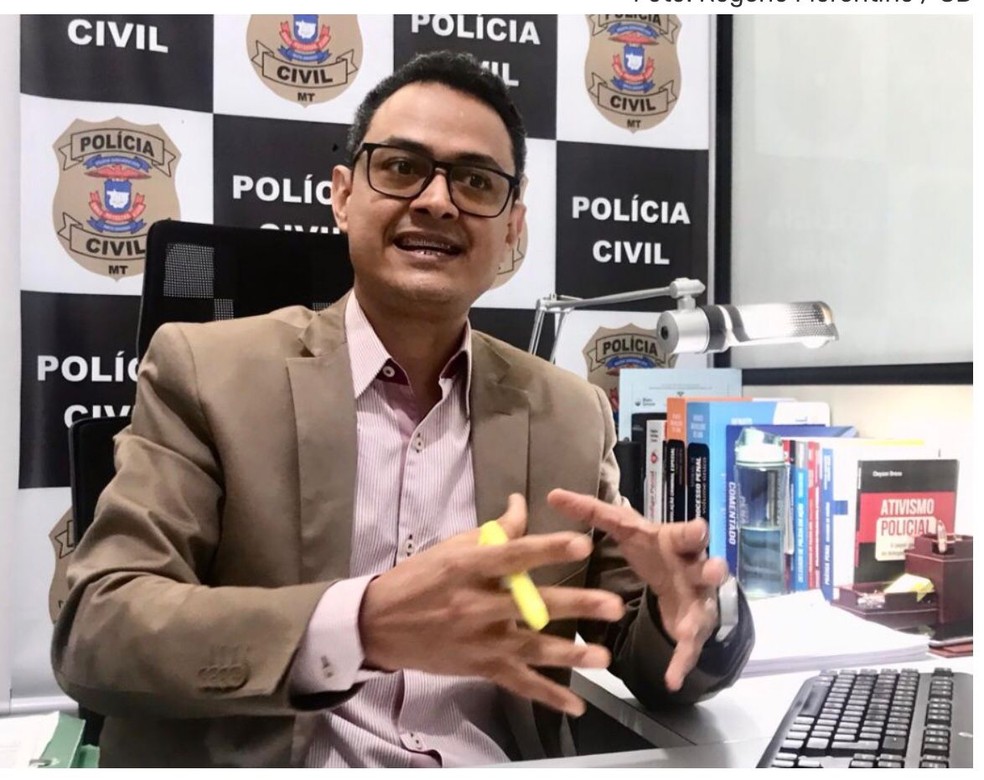 Delegado da Polícia Civil, Alexandre Nazareth. — Foto: Reprodução 
