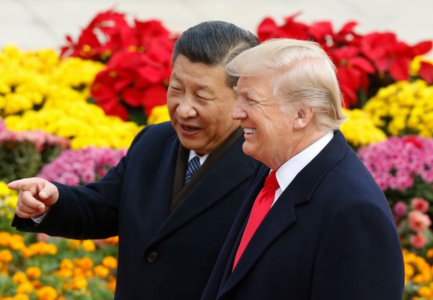 Xi Jinping e Donald Trump (Foto: Thomas Peter-Pool/Getty Images)