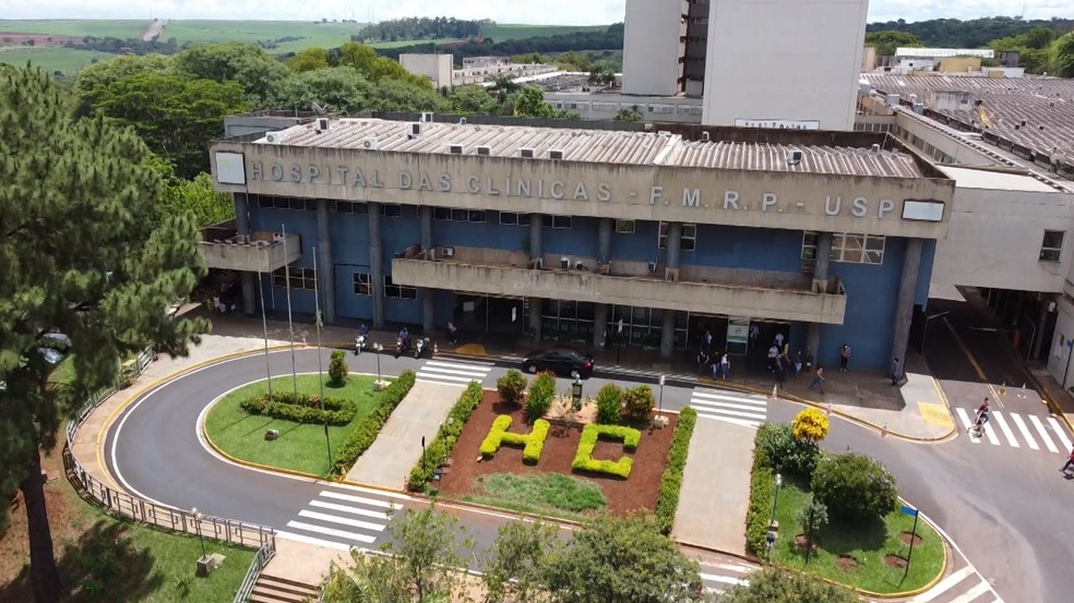 Hospital das Clínicas de Ribeirão Preto, SP — Foto: Reprodução/EPTV