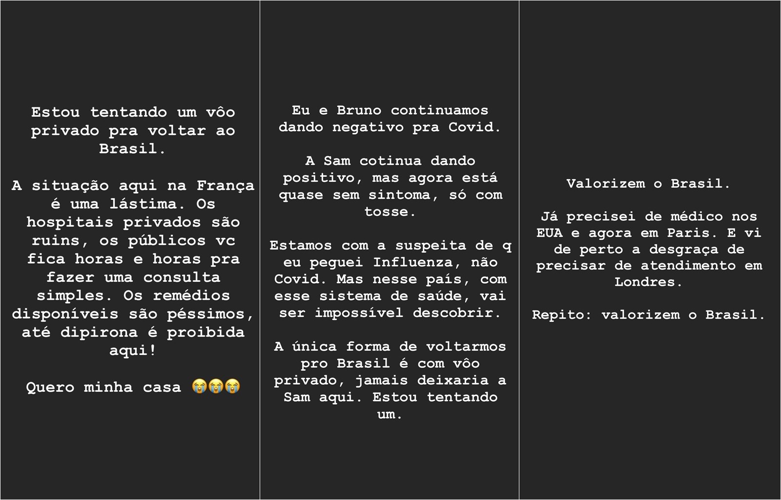 Felipe Neto fez uma série de críticas ao sistema de saúde francês (Foto: Reprodução/Instagram)