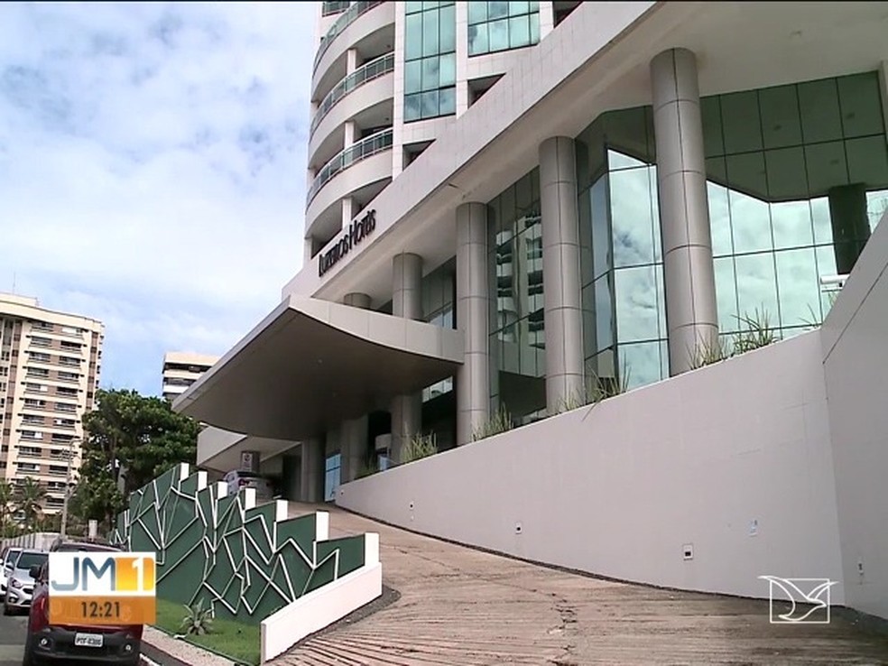 O ex-juiz do Rio de Janeiro, Jorge Jansen Couñago Nouvelle, estava hospedado há 23 neste hotel em São Luís (MA) — Foto: Reprodução/TV Mirante