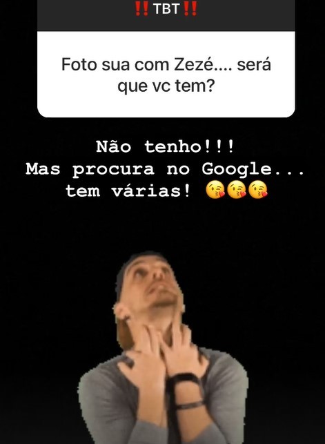 Zilu Camargo dá resposta 'atravessada' em fã que pediu para mostrar foto com Zezé (Foto: reprodução/instagram)