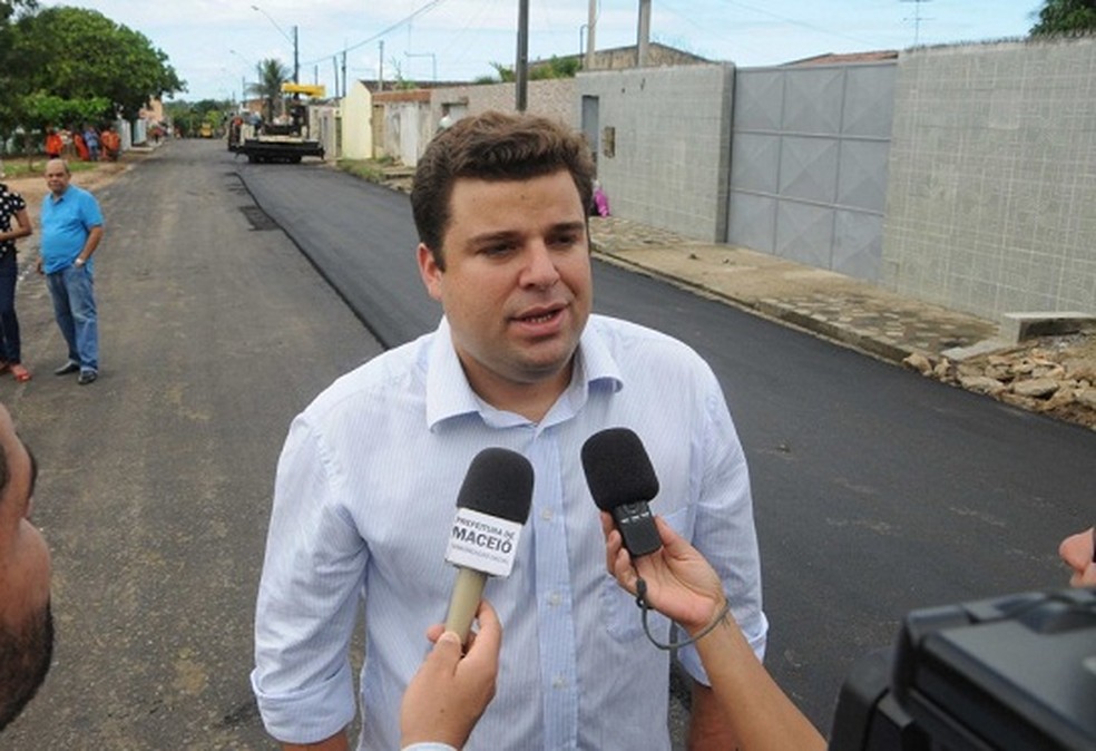 Marcelo Palmeira, vice-prefeito de Maceió, em foto de arquivo, antes da pandemia da Covid-19 — Foto: Marco Antônio/ Secom Maceió