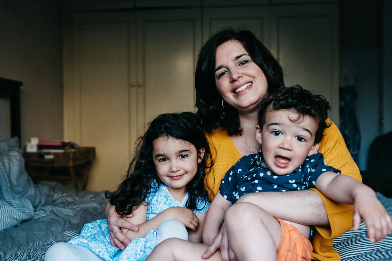 Nathalia e os filhos (Foto: Arquivo pessoal)