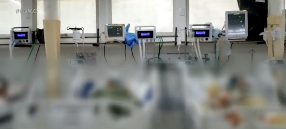 Ocupação de leitos de UTI está em situação de alerta máximo em BH — Foto: TV Globo