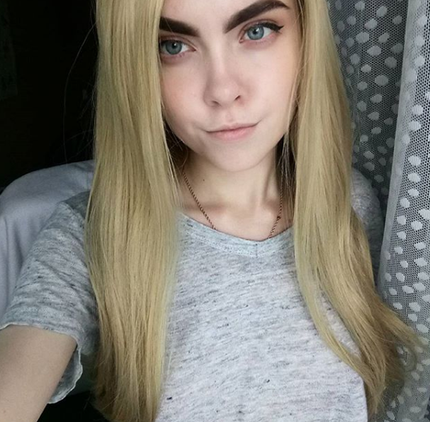 Garota russa se transforma em personagens famosos (Foto: Reprodução/Instagram) Garota russa se transforma em personagens famosos (Foto: Reprodução/Instagram)