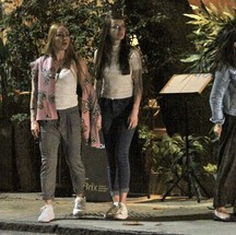 Aline Dahlen e Milena Requião — Foto: Foto: EXTRA