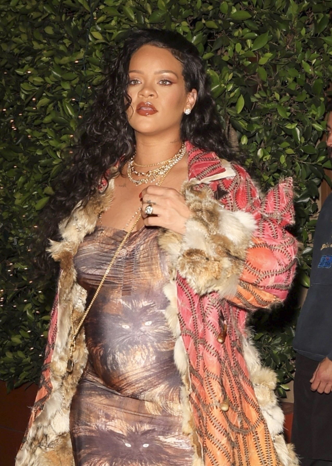Rihanna está na reta final da primeira gravidez com ASAP Rocky (Foto: The Grosby Group)