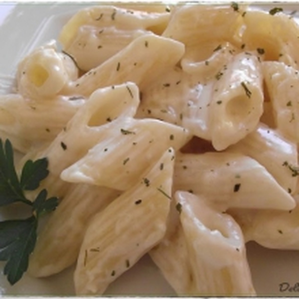 penne com molho branco rapido