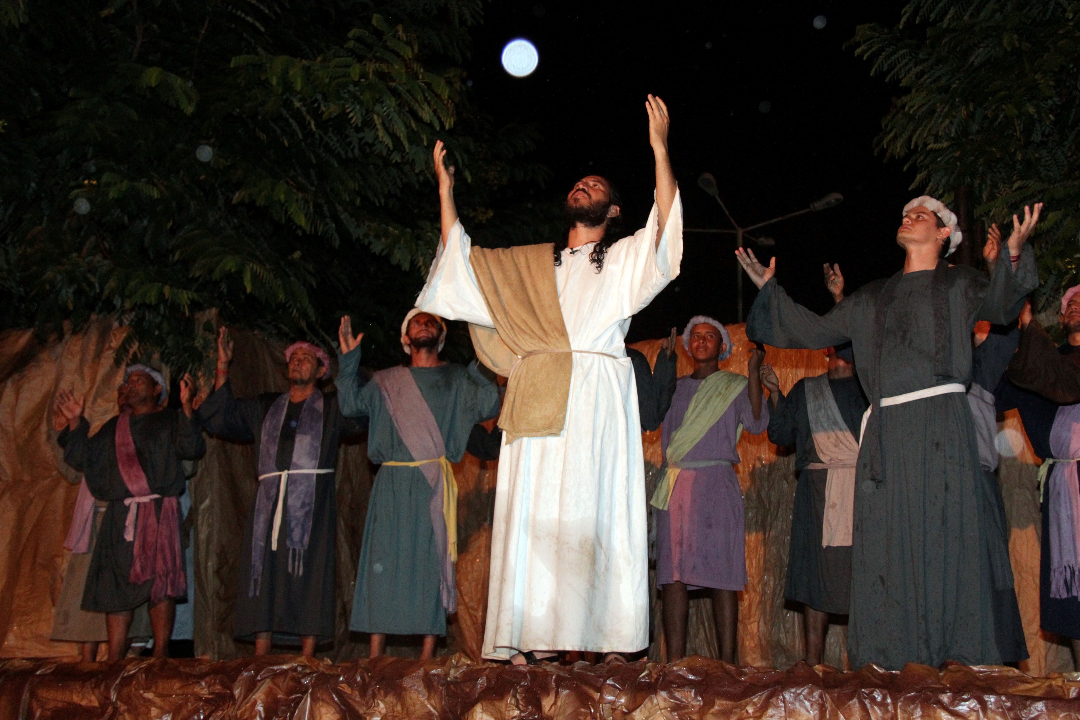 Espetáculo da Paixão de Cristo em Barcarena (Foto: Fábio Costa/ Ag. Pará/ Fotos Públicas)