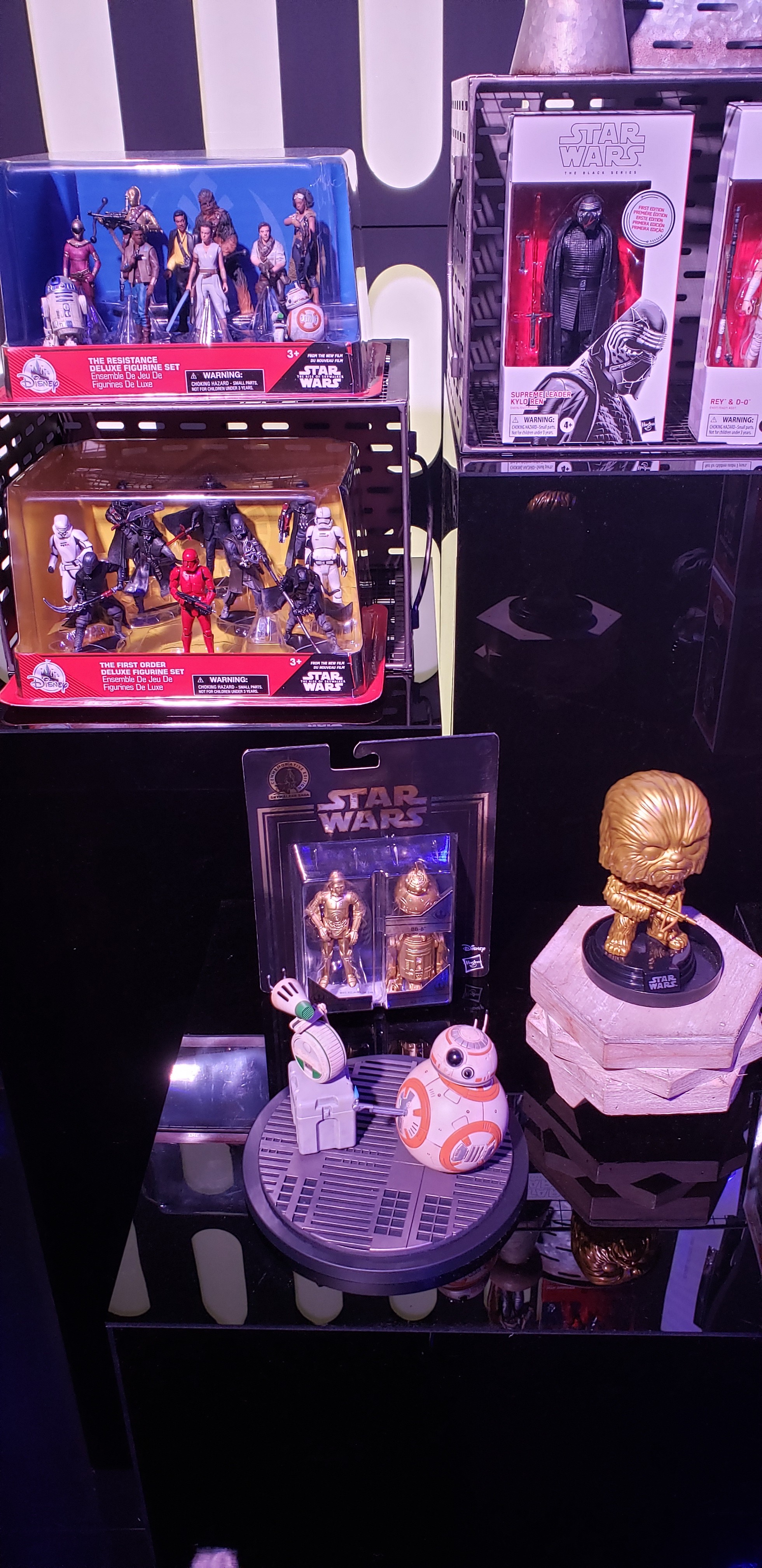 Bonecos colecionáveis da saga de Star Wars (Foto: Nathalia Fabro)