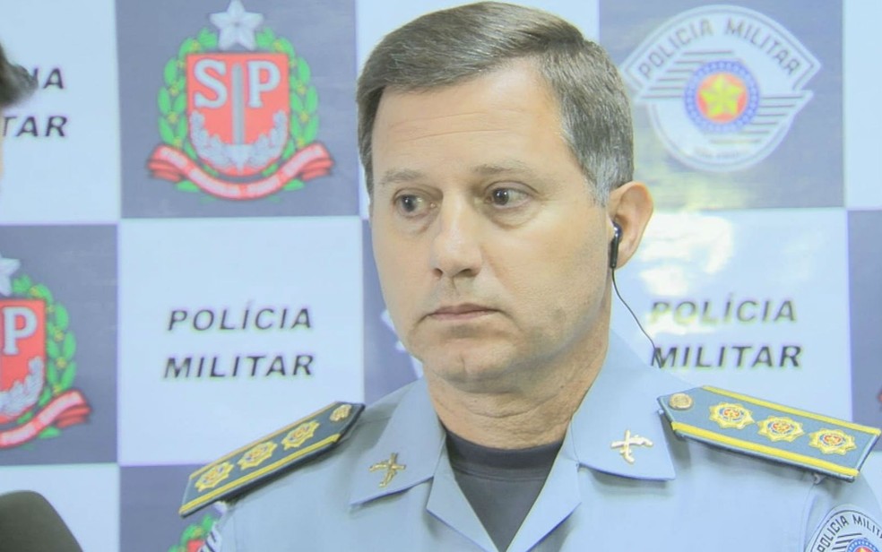 O novo comandante da PM na região de Ribeirão Preto, Carlos Alberto Machado (Foto: Reprodução/EPTV)