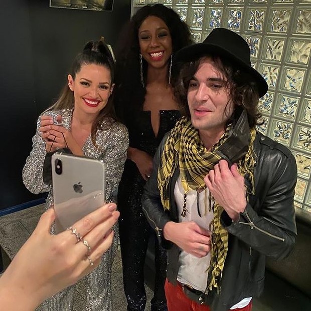 Boninho faz videochamada com Juliette Freire, Camilla de Lucas e Fiuk após final (Foto: Reprodução/Instagram)