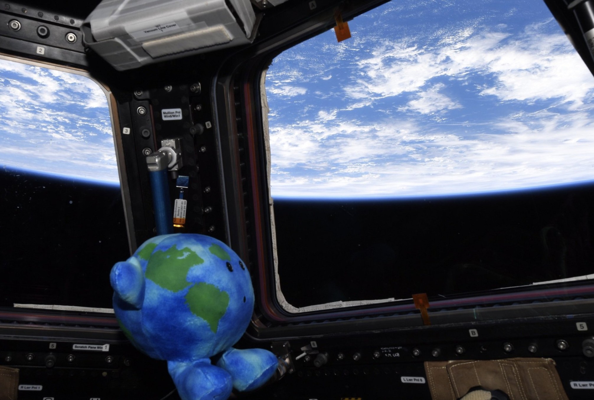 "Sim amigo, essa é a sua Mãe Terra. Ela não é linda?", escreveu a astronauta Anne McClain (Foto: NASA/ Anne McClain)