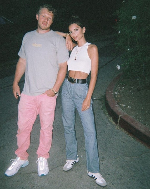 Emily Ratajkowski e Sebastian Bear-McClard. (Foto: Instagram)