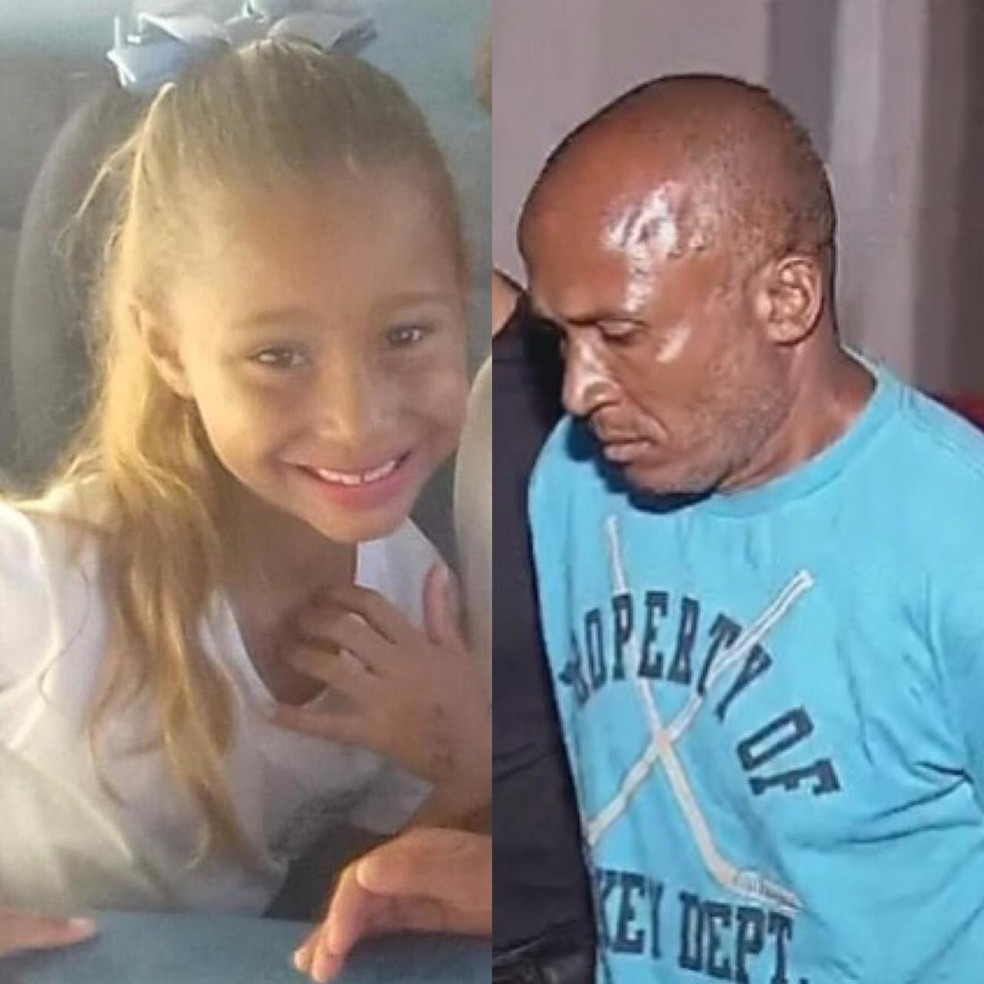 Emanuelle de 8 anos foi morta a facadas por vizinho, em Chavantes — Foto: Reprodução/Facebook/TV TEM