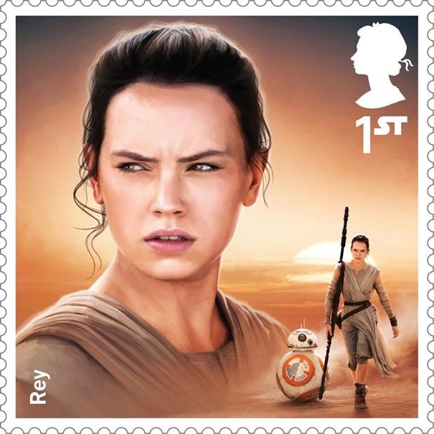 Selo 'Star Wars' (Foto: Divulgação/Royal Mail) Selo 'Star Wars' (Foto: Divulgação/Royal Mail)