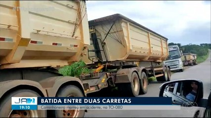 Caminhoneiro morre em batida na TO-080; saiba mais