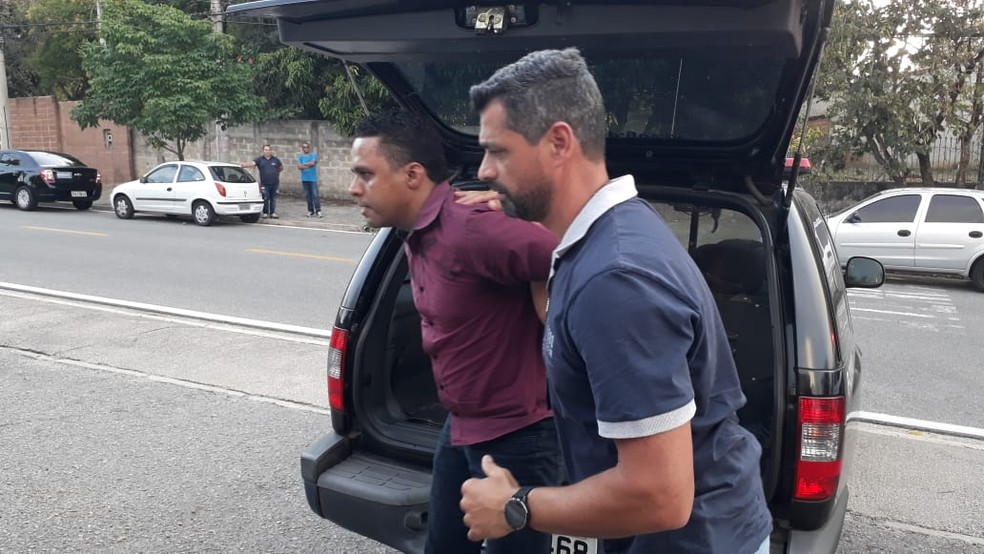 Secretário de governo também foi preso pela Polícia Civil — Foto: Moniele Nogueira/TV TEM