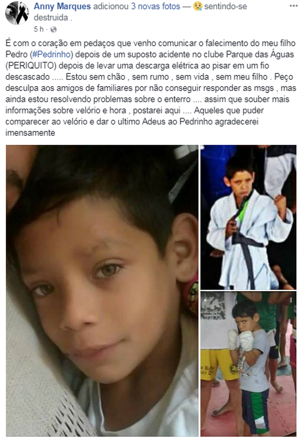 Menino Morre Apos Encostar Em Fiacao Eletrica Em Clube De Varzea Paulista Sorocaba E Jundiai G1