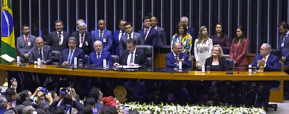 Composição da mesa — Foto: TV Globo/Reprodução