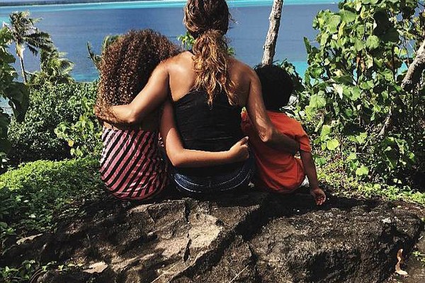 Halle Berry e os filhos (Foto: Instagram)