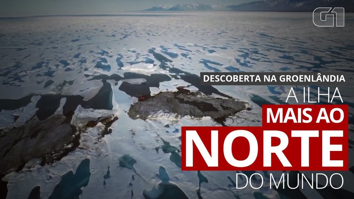 Expedição da Groenlândia descobre a 'ilha mais ao norte do mundo'
