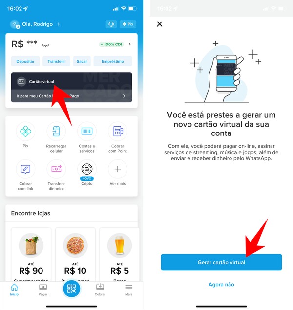 Como ver o número do cartão Mercado Pago pelo celular - BY ABC!