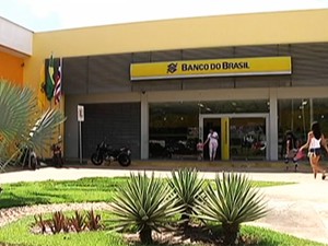 Agência do Banco do Brasil, no Turu, em São Luís-MA (Foto: Reprodução TV Mirante)