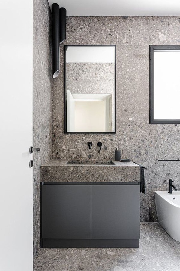 Banheiro cinza: 6 ideias de decoração para se inspirar (Foto: Reproducão)