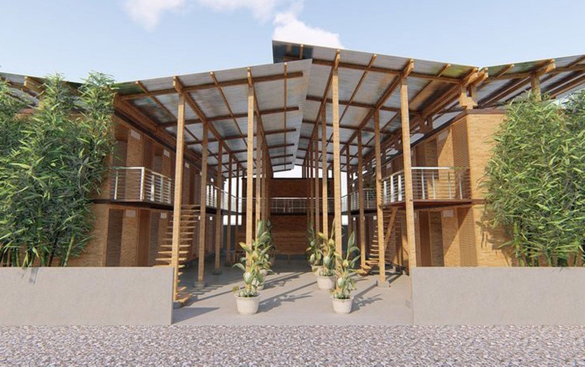 A Premiada Casa De Bambu Que Pode Ser Construida Em Quatro Horas Olha Que Legal G1