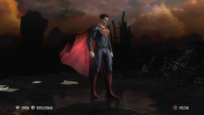 Superman de O Homem de Aço em Injustice (Foto: Reprodução/Felipe Vinha)
