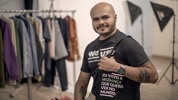 Por uma moda mais sustentável - Carlos Alberto Silva, da WeUse: “Nosso propósito é socioambiental. Queremos provar que você não precisa ter 20 camisas, e assim reduzir o desperdício” (Foto: Carol Quintanilha)