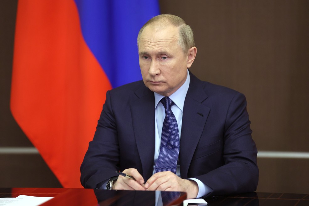Rússia nega plano de invadir a Ucrânia — Foto: Mikhail Metzel/Sputnik/Kremlin Pool via AP