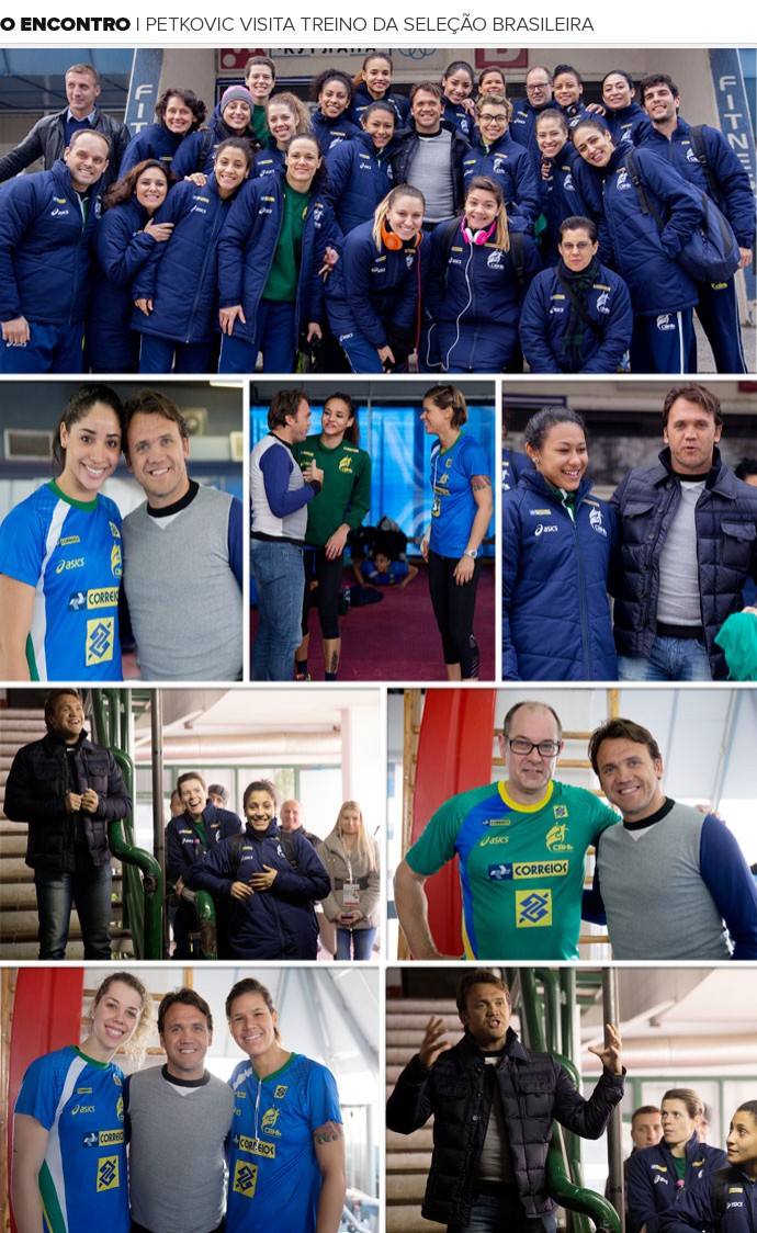 Pet visita seleção, causa choro e pede que Brasil vá devagar contra a Sérvia