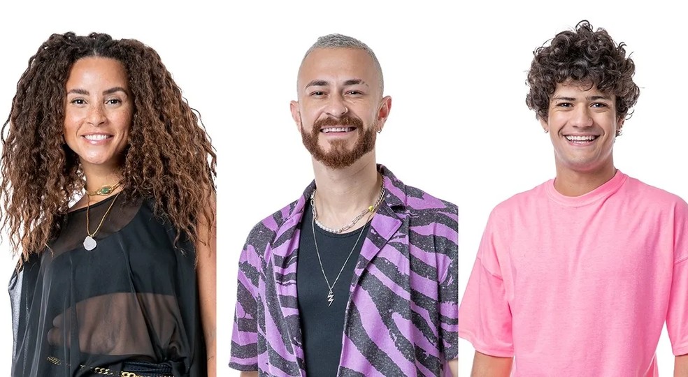 Domitila, Fred e Gabriel estão no 10º paredão do 'BBB 23' — Foto: TV Globo