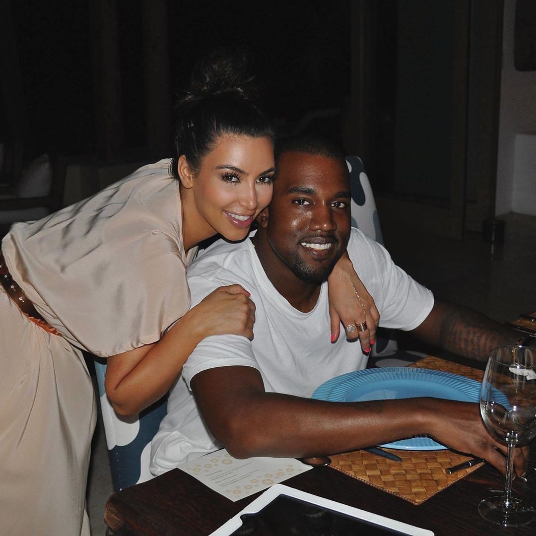 Kim Kardashian se declara para Kanye West (Foto: Reprodução/Instagram)