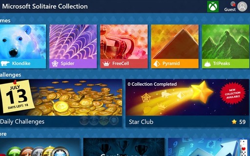 microsoft casual games solitaire collection