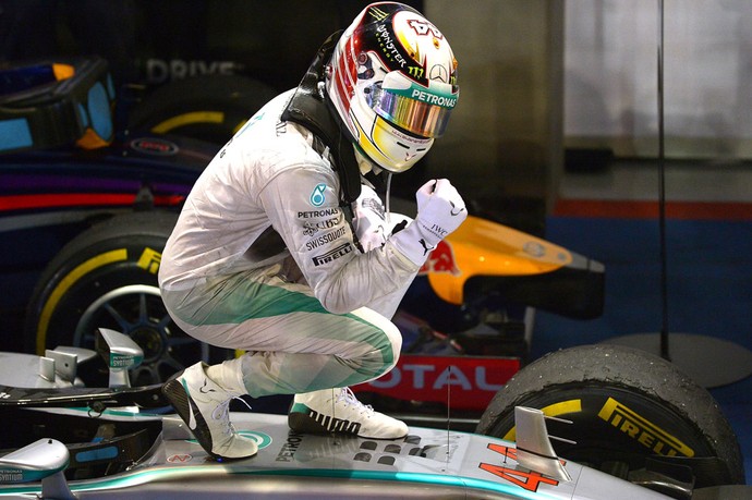 Hamilton, Formula 1 Cingapura (Foto: Agência AFP )