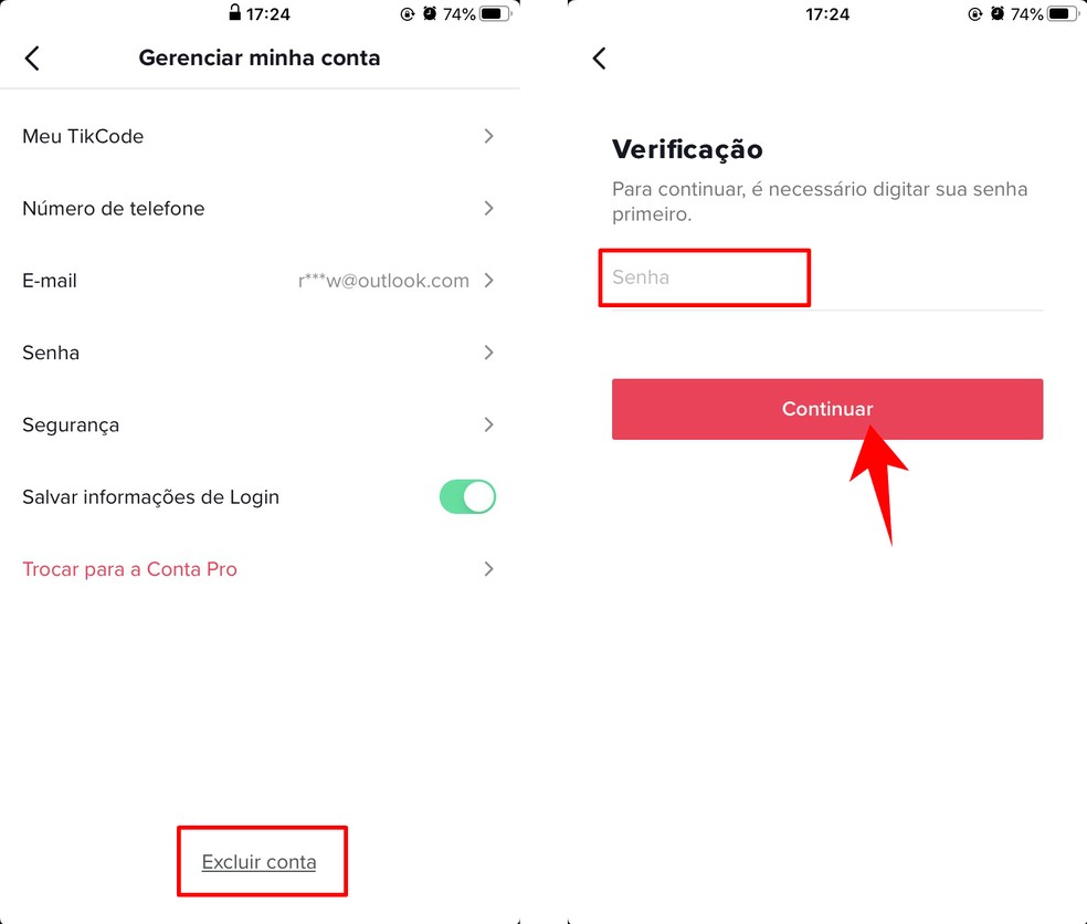 como apagar a conta no tiktok redes sociais techtudo