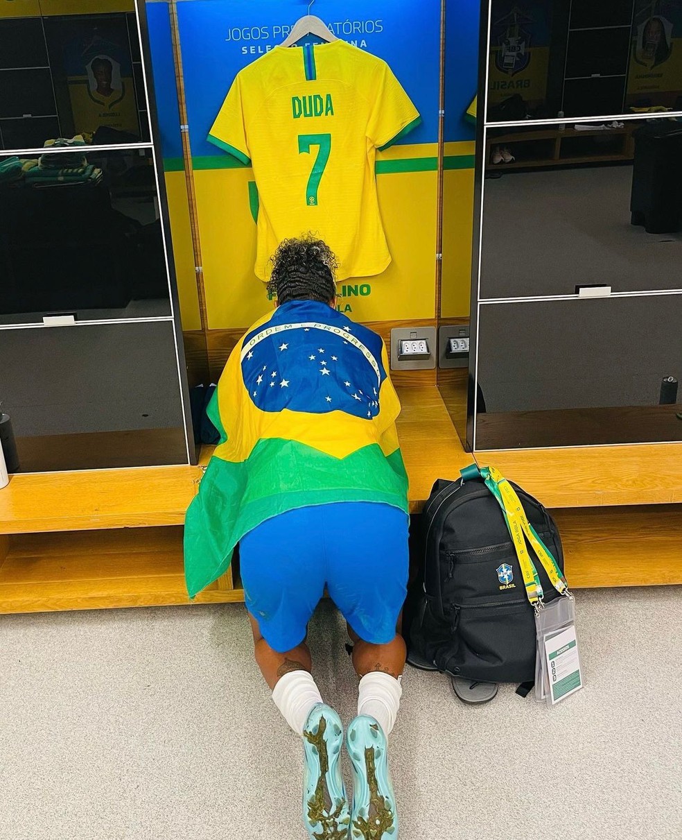 Duda, do Flamengo, em convoca&ccedil;&atilde;o pela Sele&ccedil;&atilde;o Brasileira &mdash; Foto: Reprodu&ccedil;&atilde;o / Arquivo Pessoal