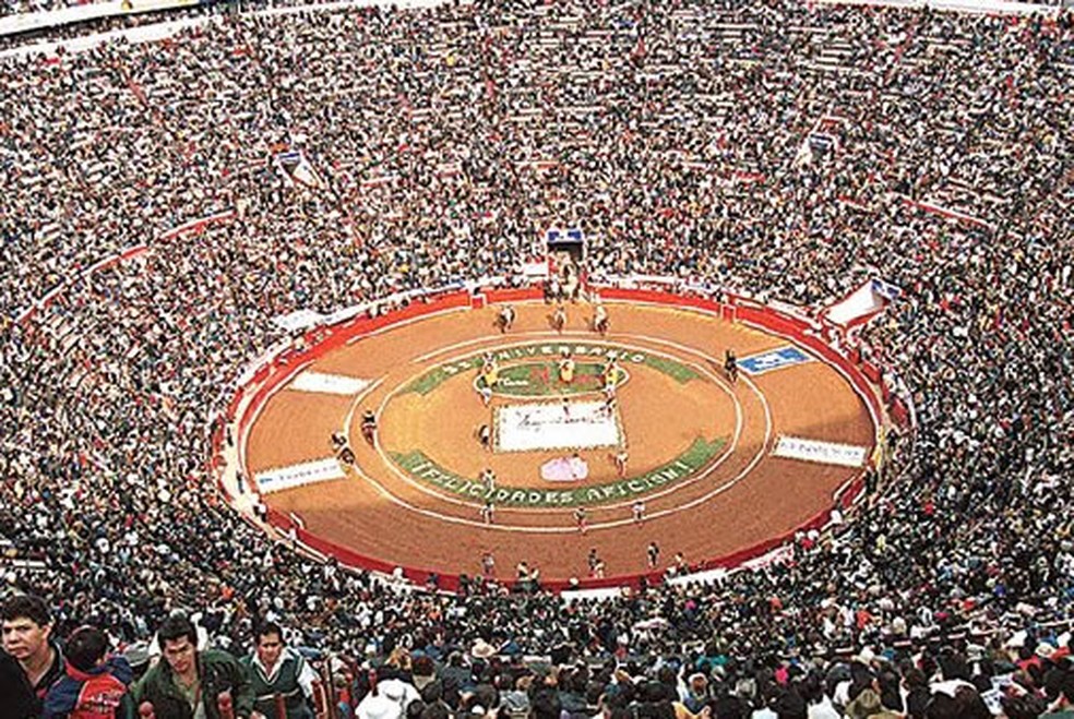 Imagem sem data da Monumental Praça de Touros da Cidade do México — Foto: Reprodução/Monumental Mexico