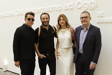 Vicente Saldanha , Marcelo Rosenbaum, Lissa Carmona e  Marcelo Savio